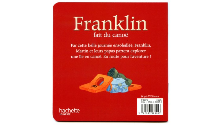 Franklin fait du canoë