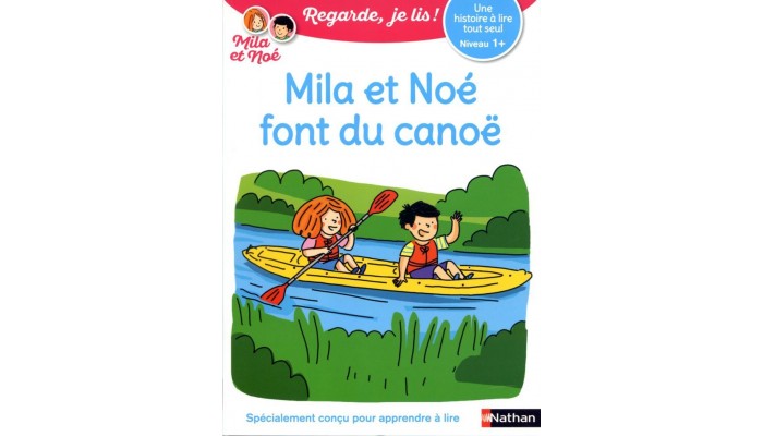 Mila et Noe font du canoë